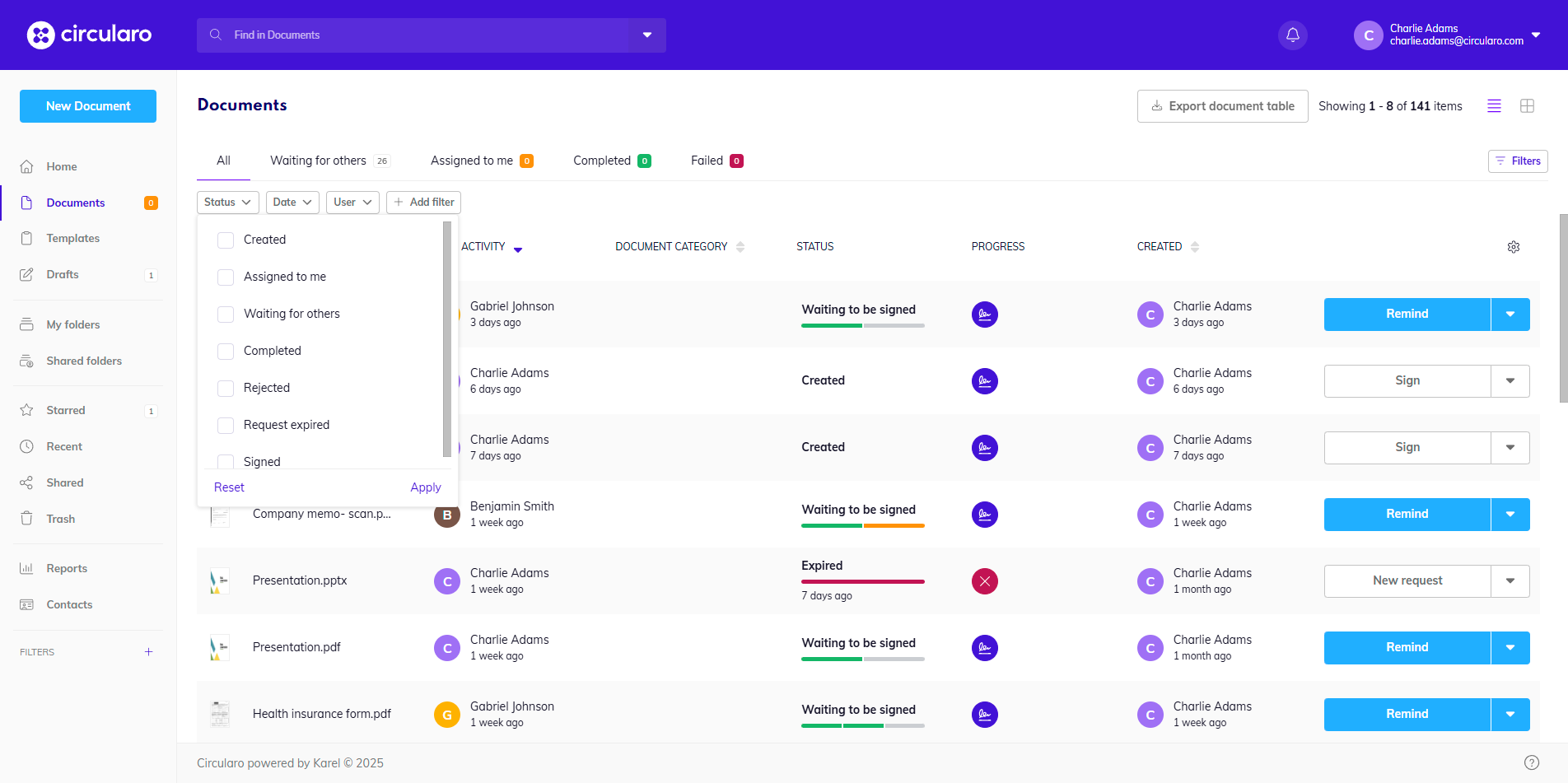 Filters - status.png