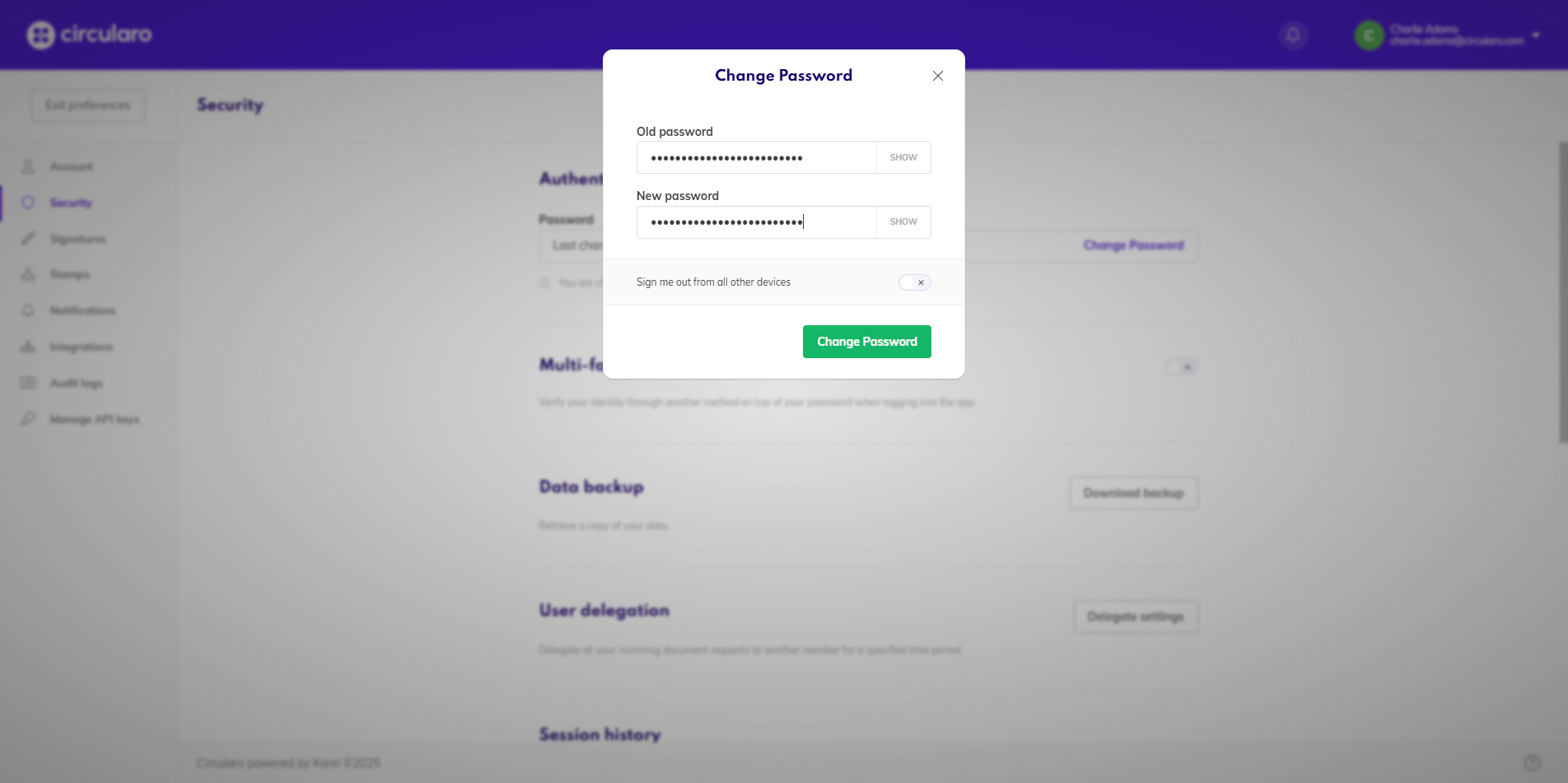 Security - change password.png