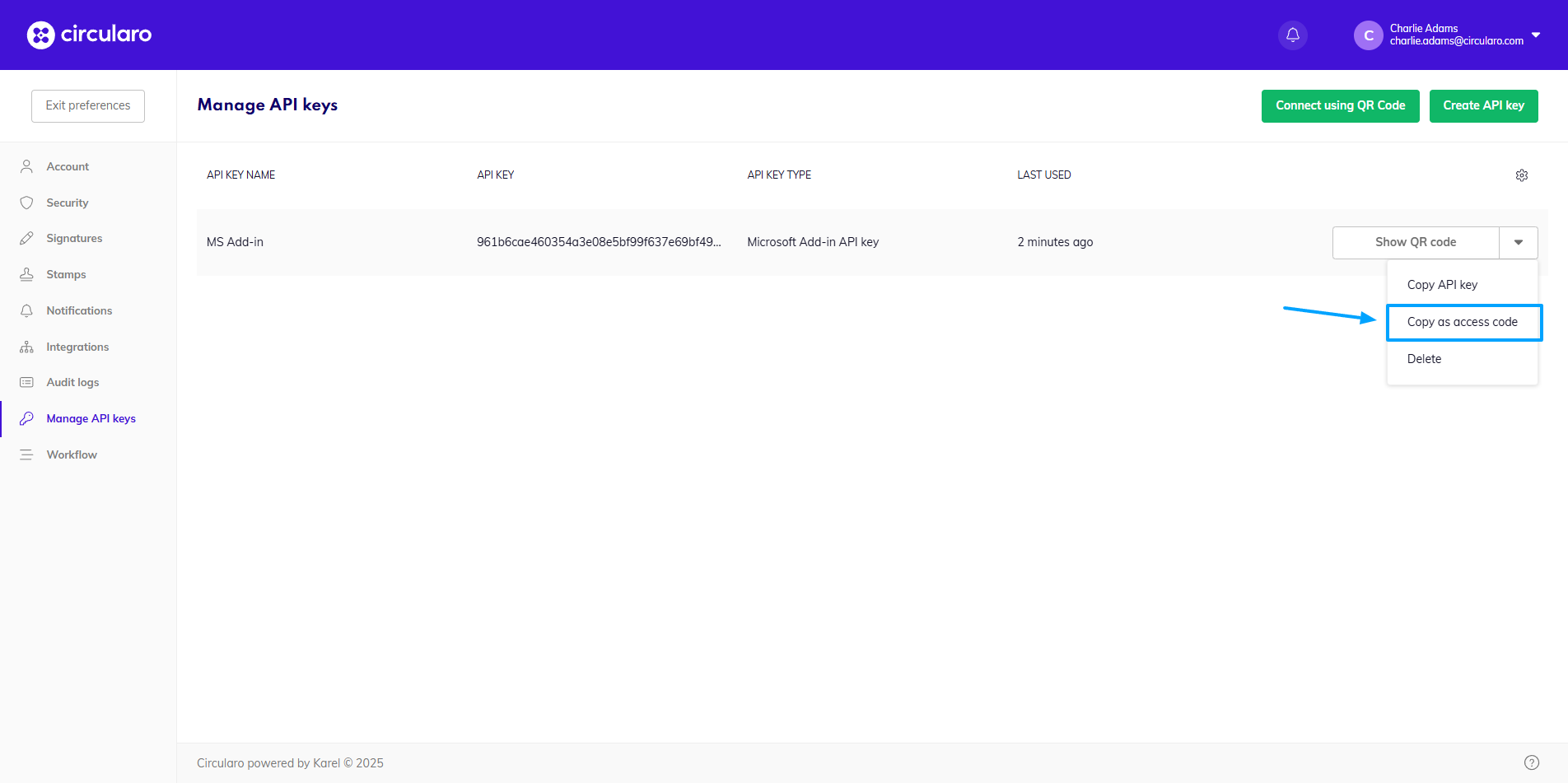 Copy as access code.png