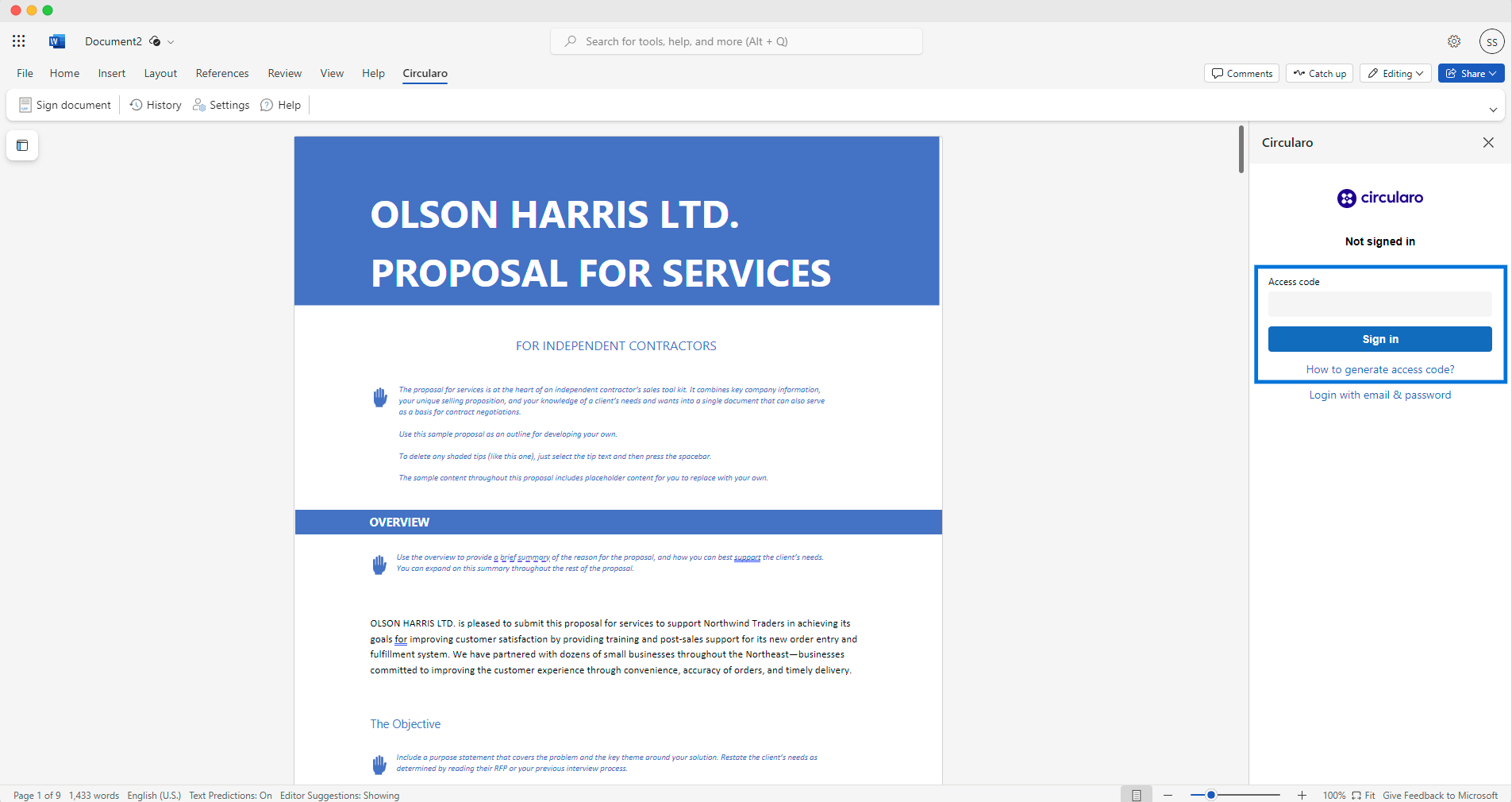 Input access code.png