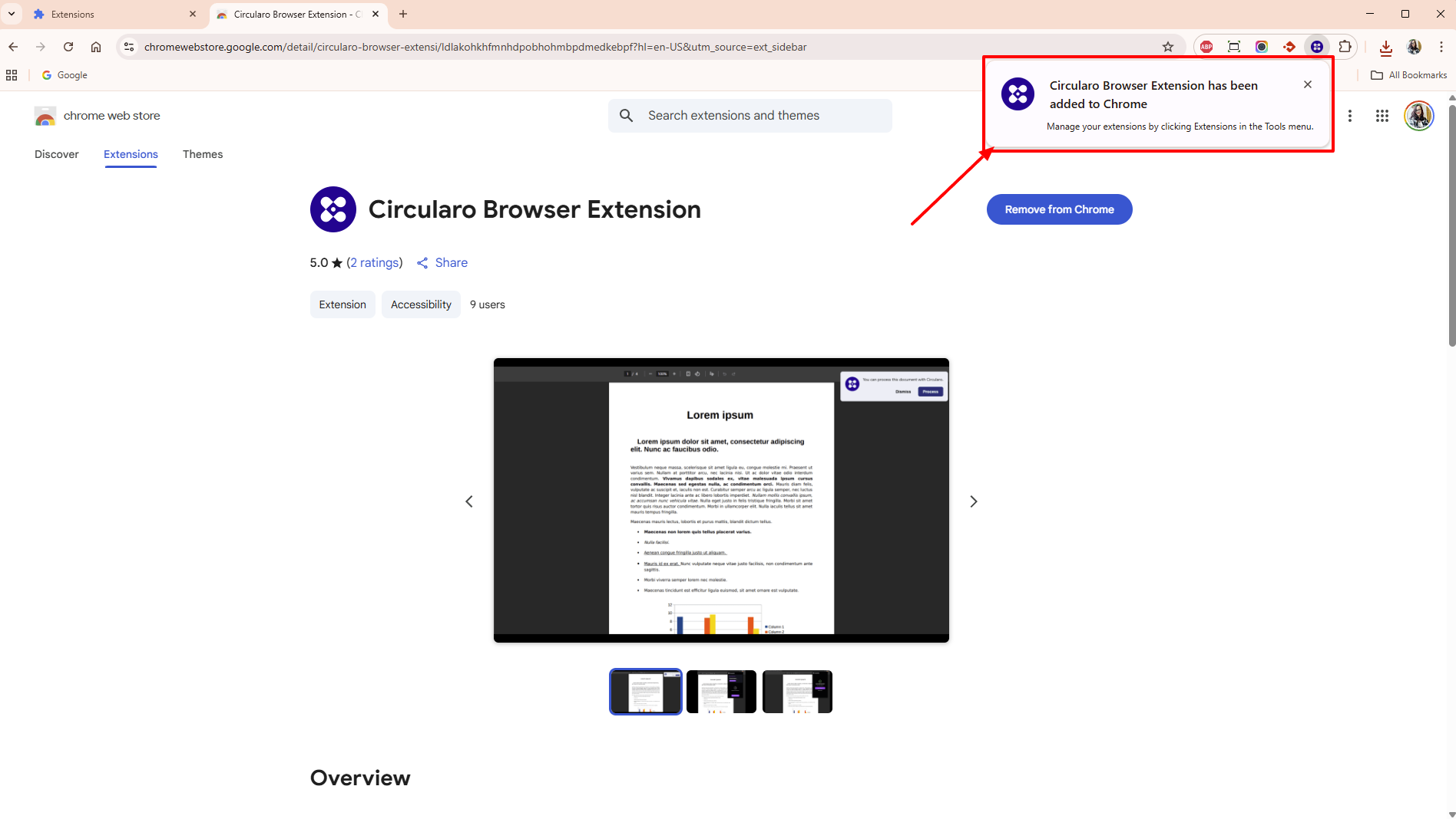 Extension successfully adde.png