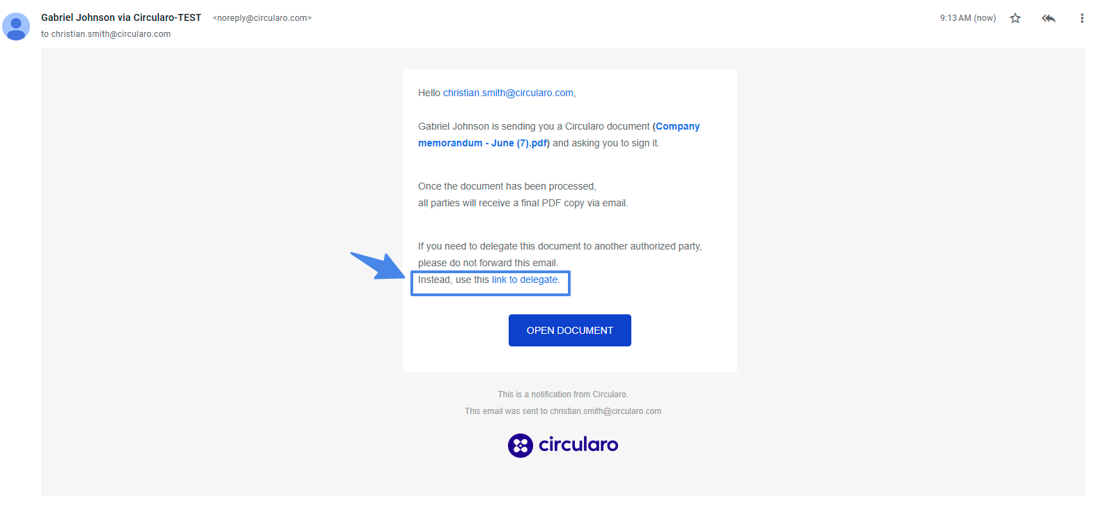 Link to delegation in email.png