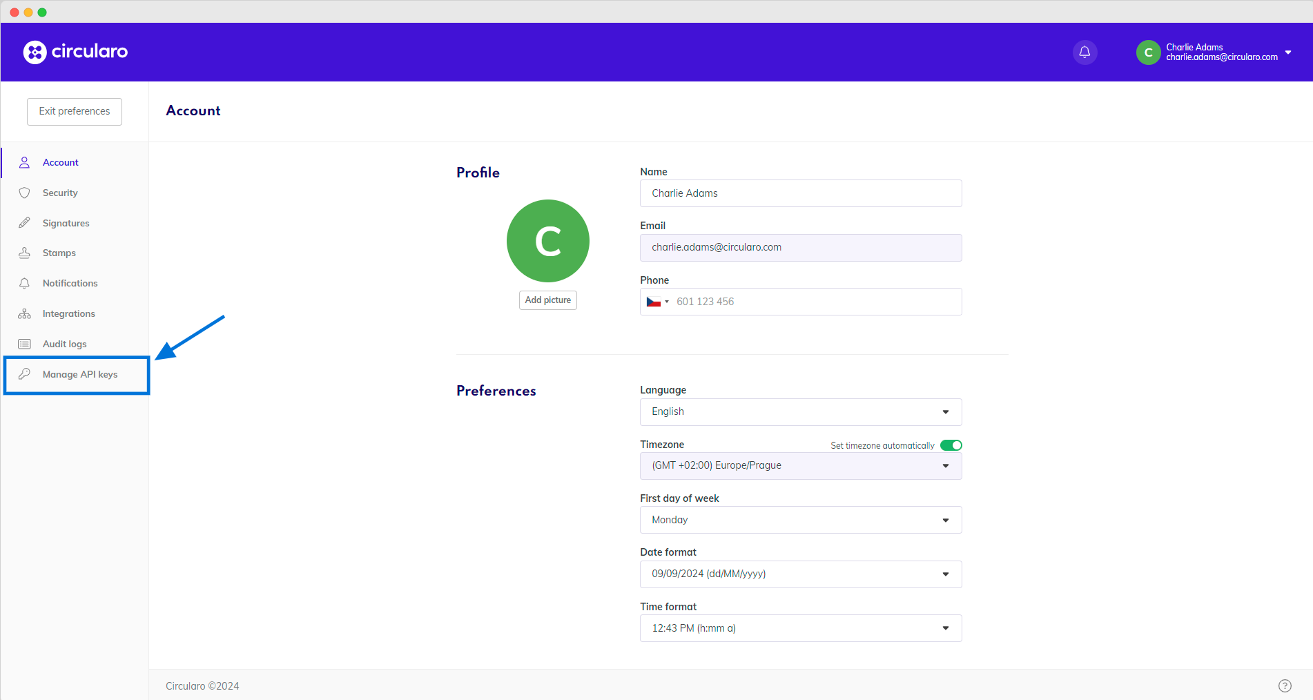 Preferences - manage API keys.png
